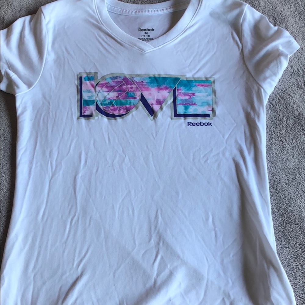 Girls Reebok Volleyball Shirt